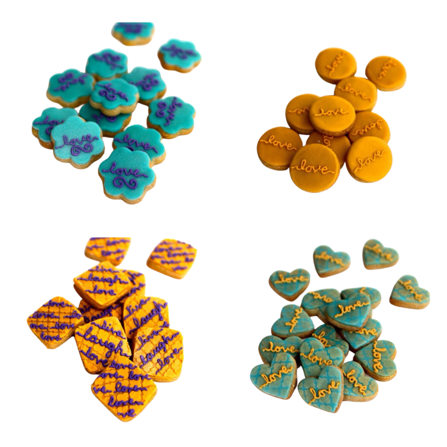 Customizable Mini Wedding Cookies