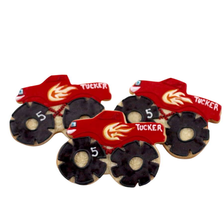 Monster Truck Cookies