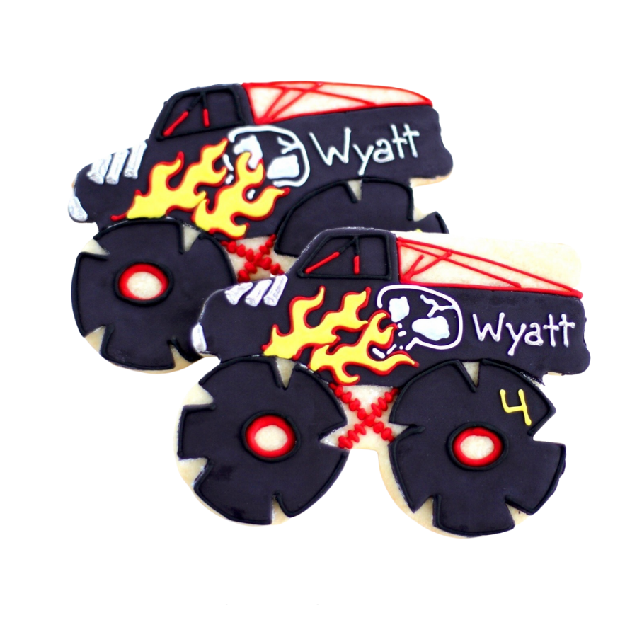 Monster Truck Cookies