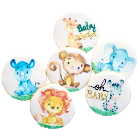 Baby Safari Animal Cookie Set