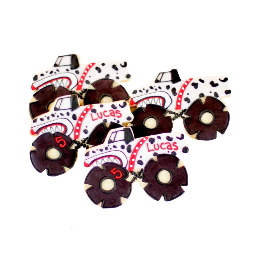 Monster Truck Cookies