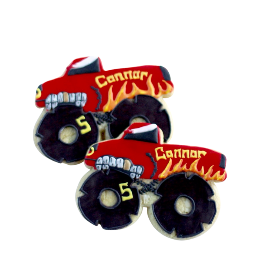 Monster Truck Cookies