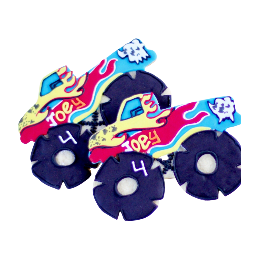 Monster Truck Cookies