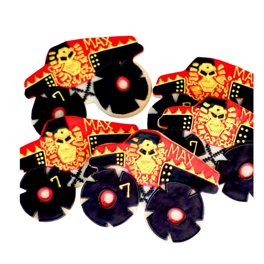 Monster Truck Cookies