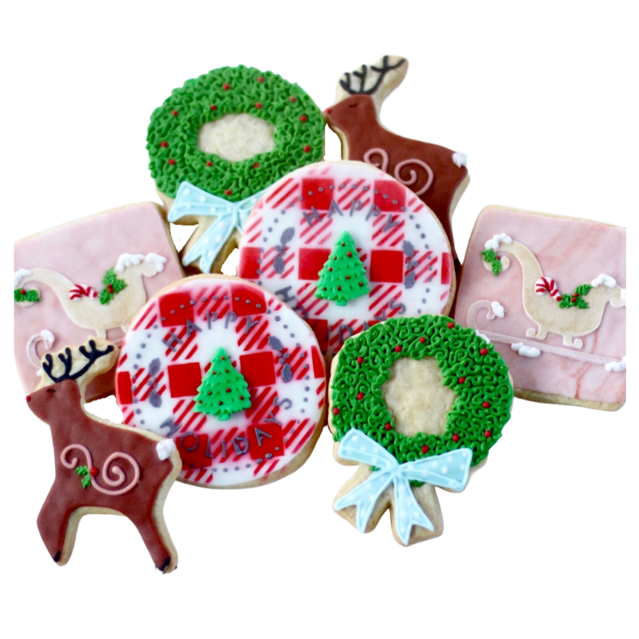 Rustic Christmas Cookie Set