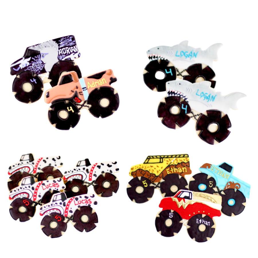 Monster Truck Cookies
