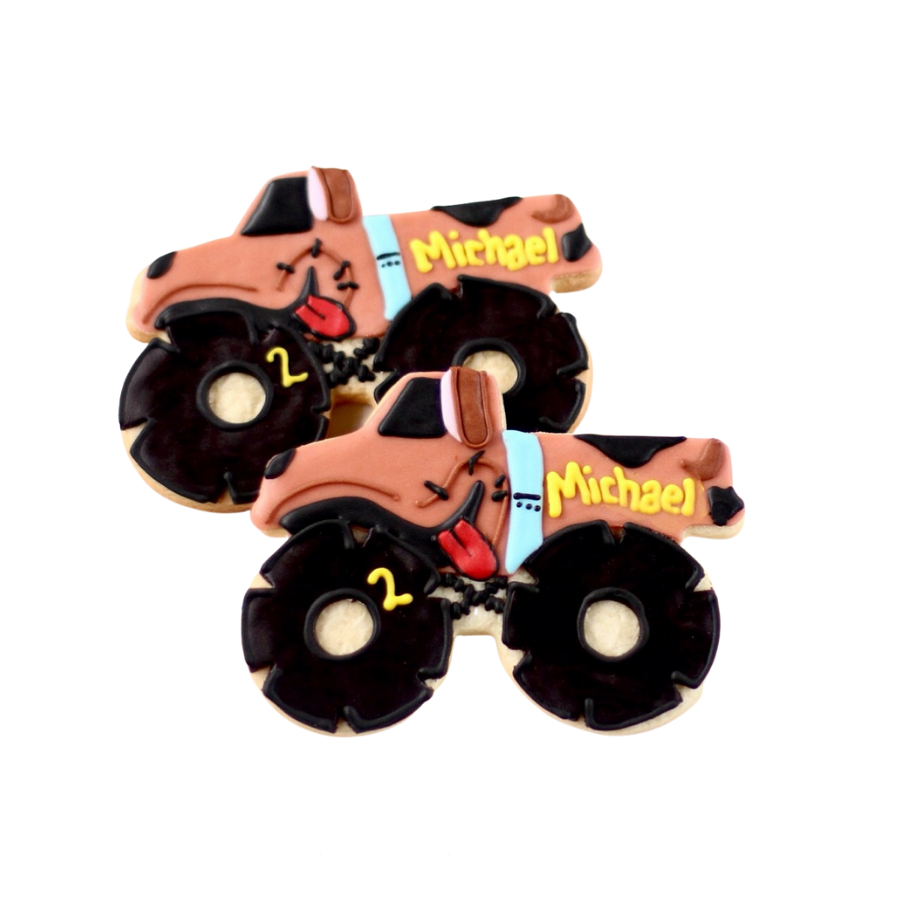 Monster Truck Cookies