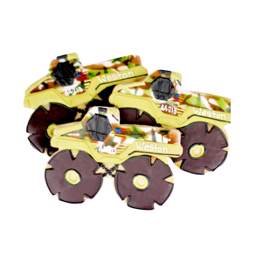 Monster Truck Cookies