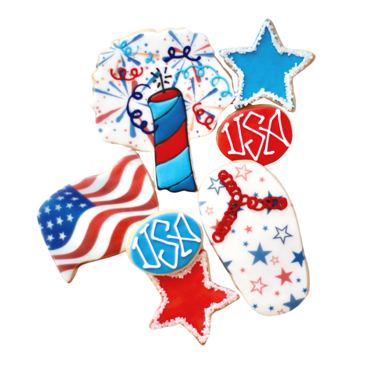 USA 4th of July Cookie Set