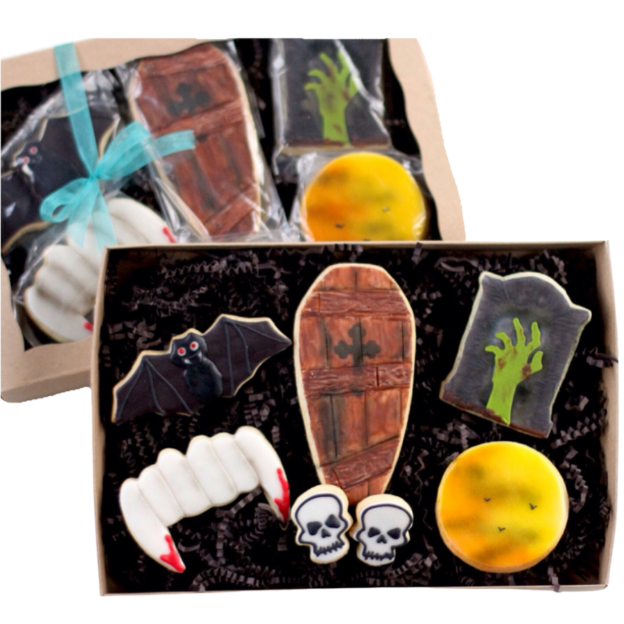 7 Ct. Creepy Midnight Halloween Cookie Boxed Set