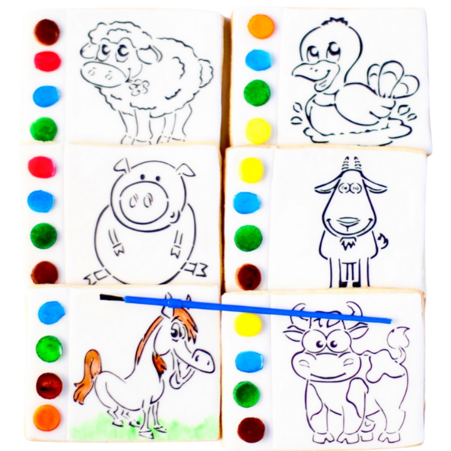 Animal Paint Your Own Cookie