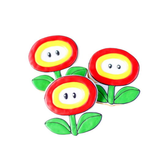 Mario Flower Cookies