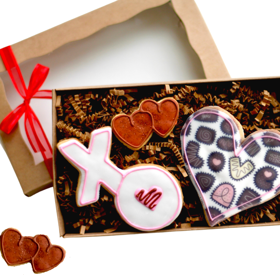 Valentine's Day Heart Cookies Gift Wrap 20 x 30 Sheets (Set of 3) –  Neighborly