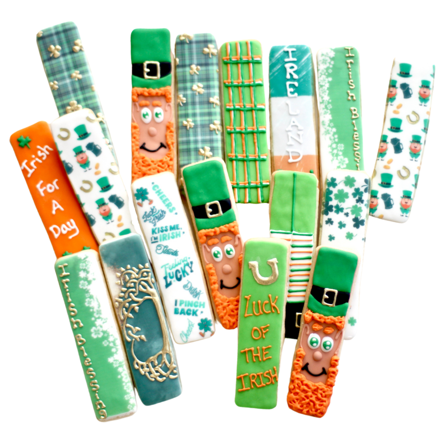 St. Patrick's Day Cookie Sticks Set