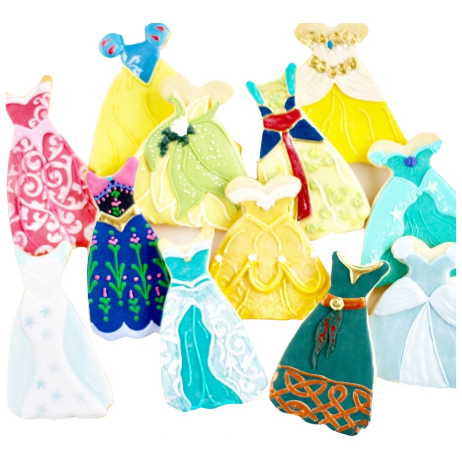 Princess Dress Cookies