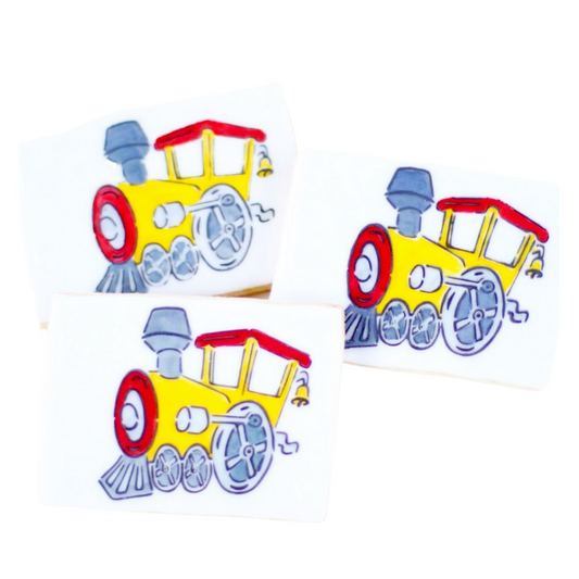 Watercolor Utility Vehicle Cookies