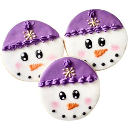 Snowman Head Cookies