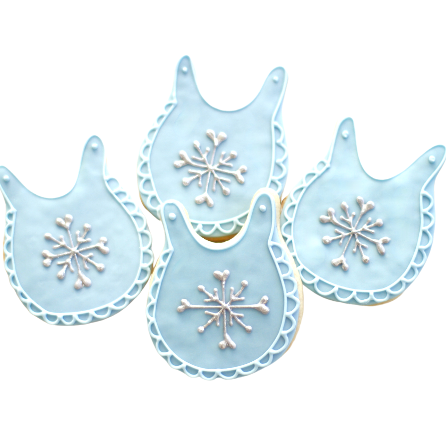 Snowflake Bib Cookies