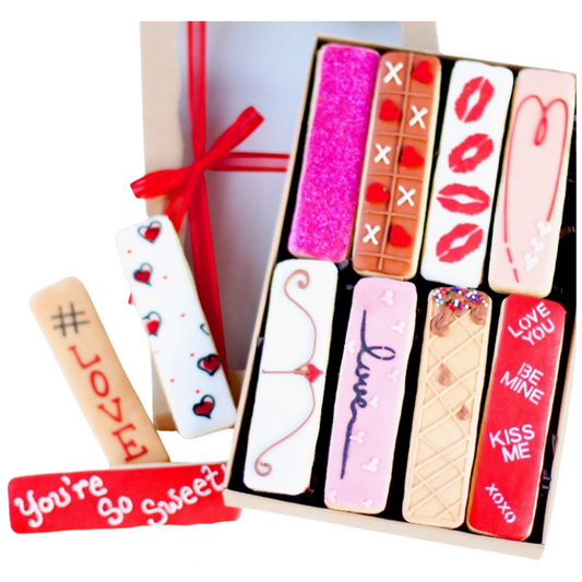 18 Ct. Valentine’s Day Cookie Stick Boxed Gift Set