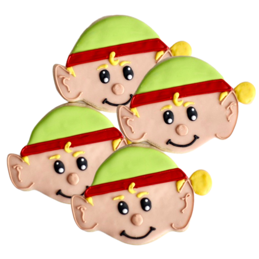 Elf Head Cookies