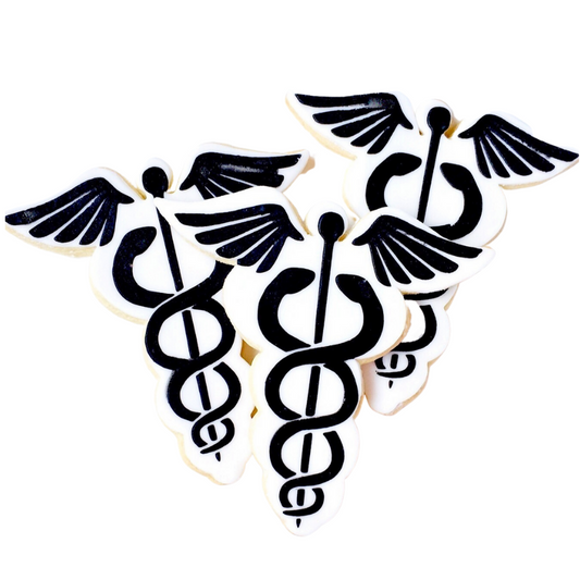 Medical Caduceus Insignia Cookies