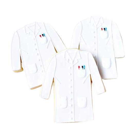 Medical Lab Coat Cookies