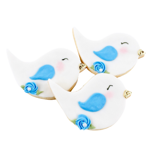 Floral Bird Cookies