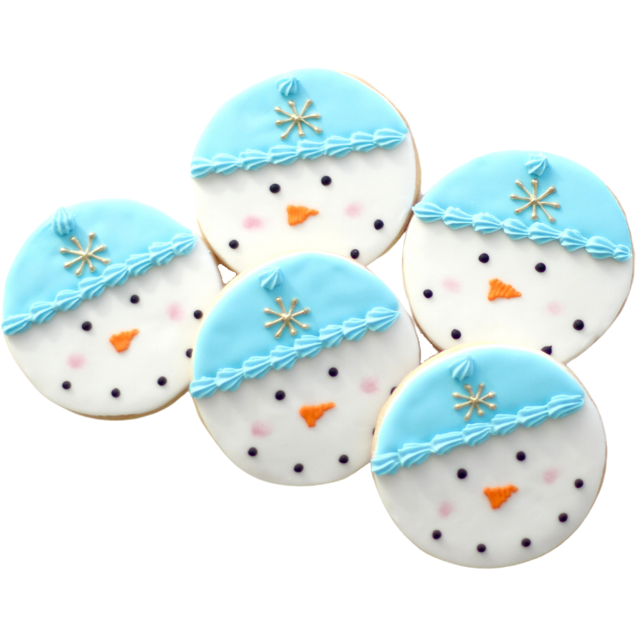 Snowman Head Cookies