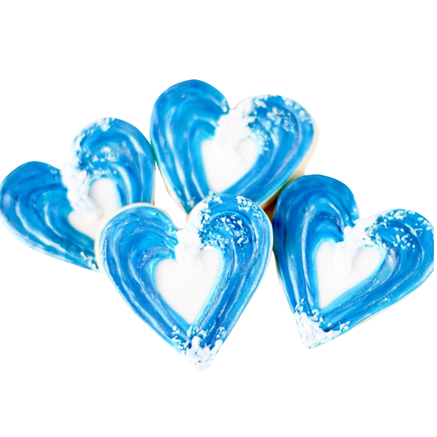 Ocean Wave Hearts