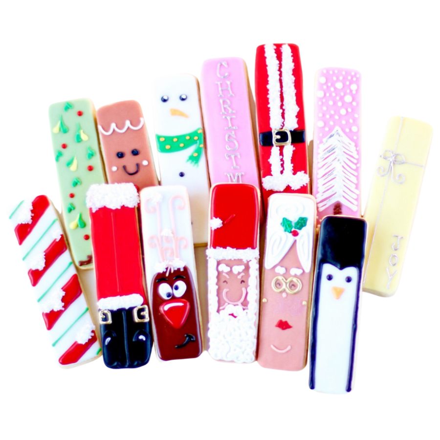8 Pc. Christmas Cookie Stick Gift Box Set