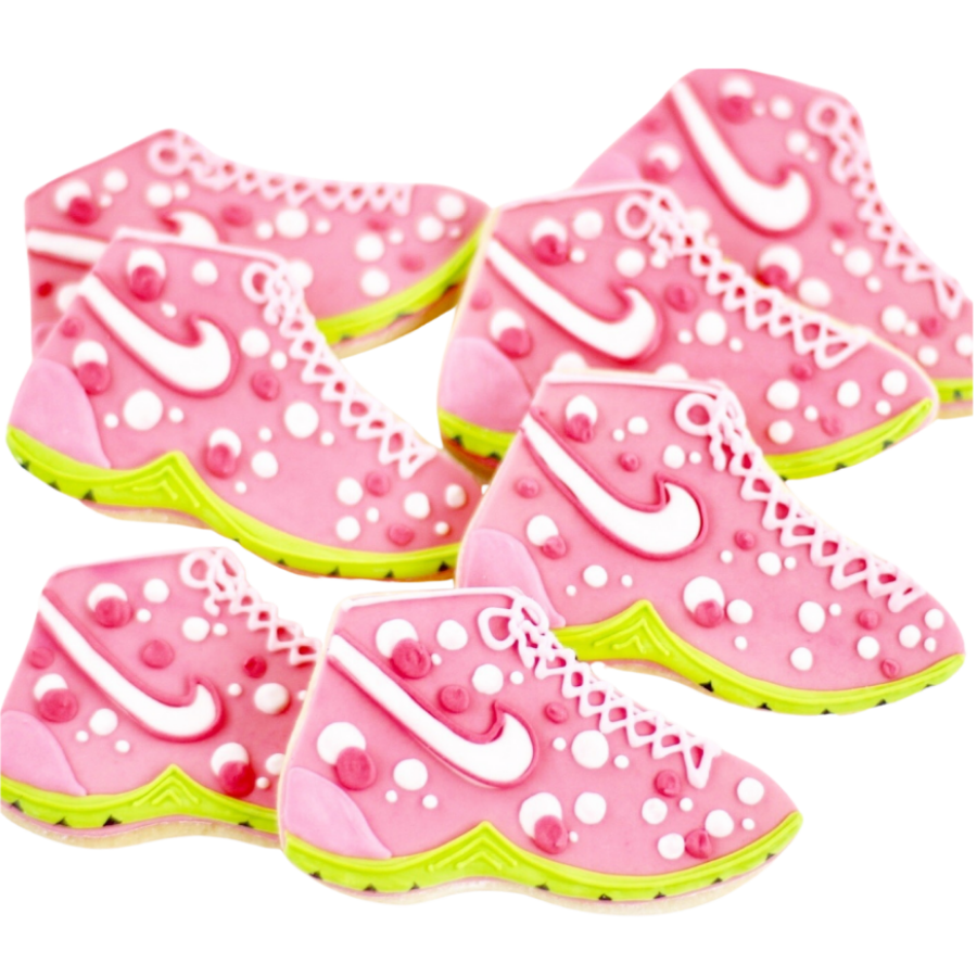 Bubbles Basketball Sneaker Cookies