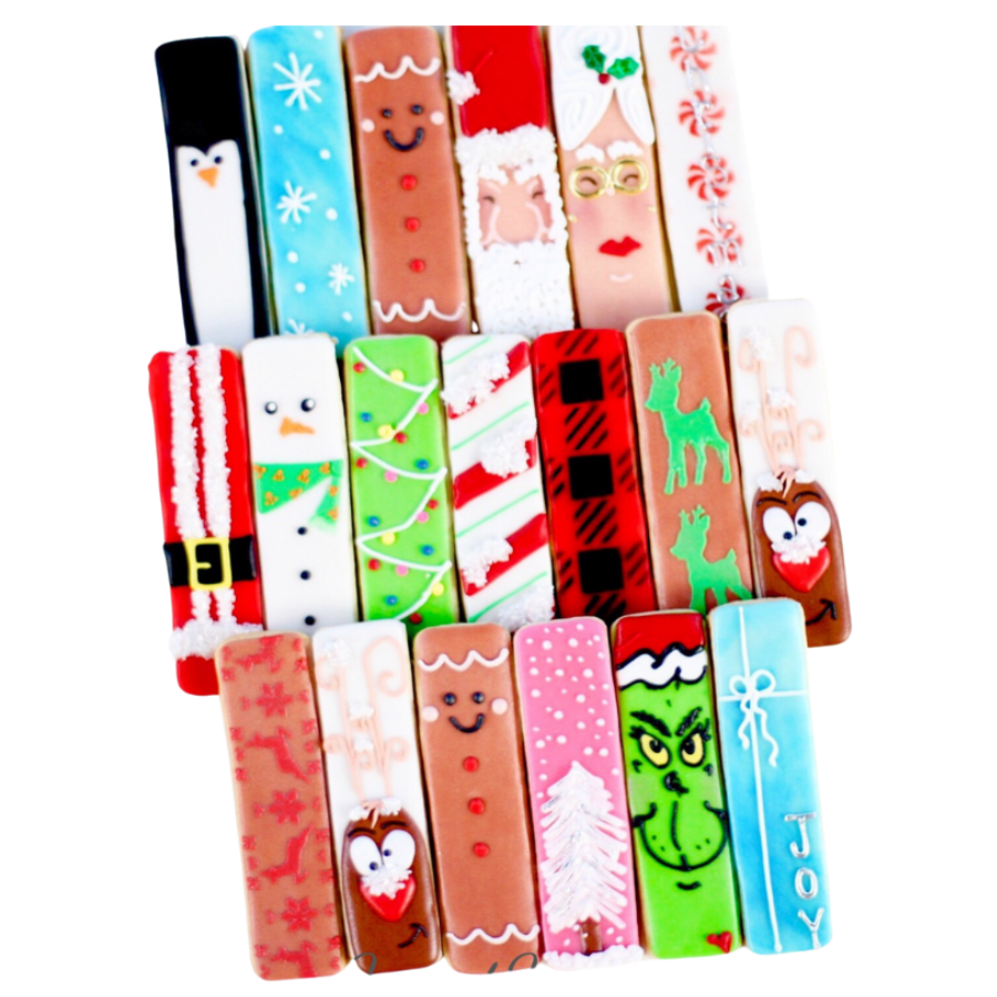 8 Pc. Christmas Cookie Stick Gift Box Set