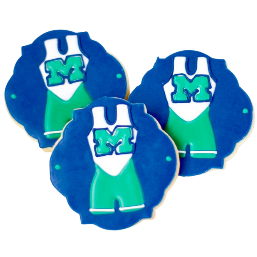 Wrestling Singlet Cookies