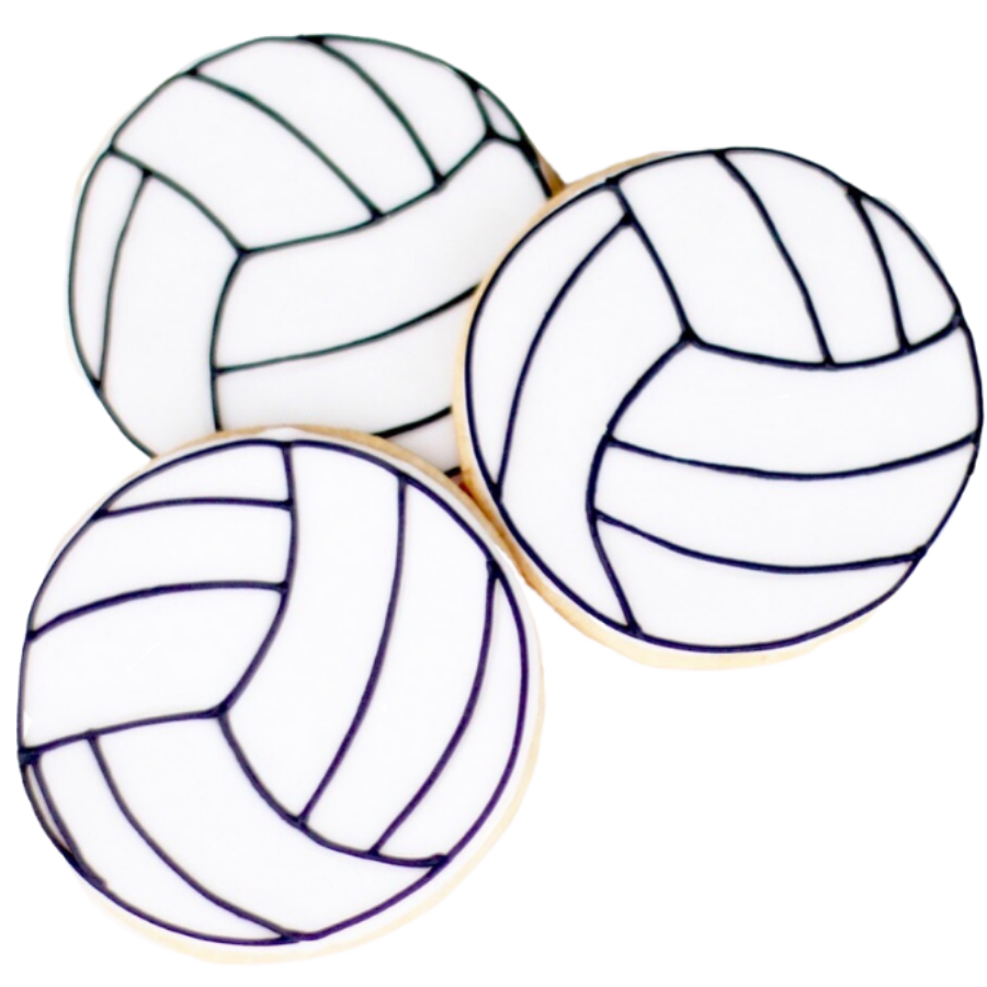 Volleyball Cookies