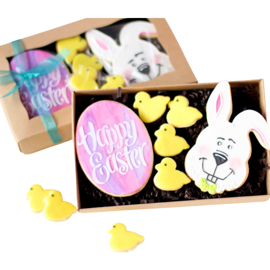 6 Ct. Easter Bunny and Egg Cookie Boxed Set
