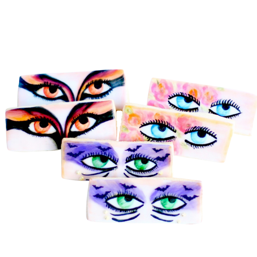 Fashionista Eyelash Cookies