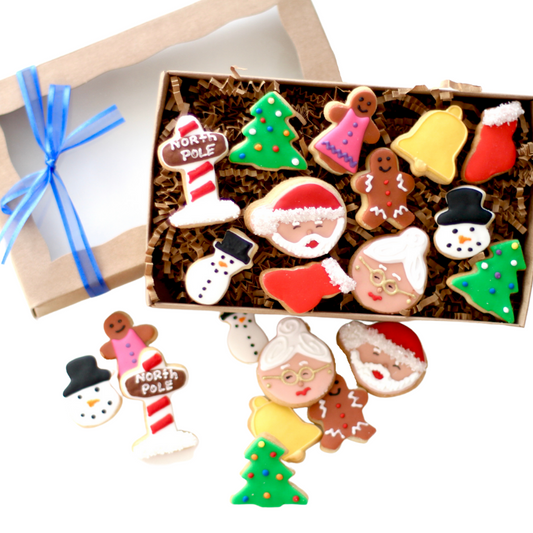 Mini Christmas Cookie Gift Box Set