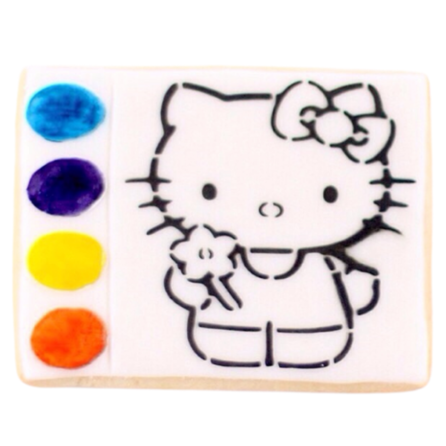 Girl Paint Your Own Cookies