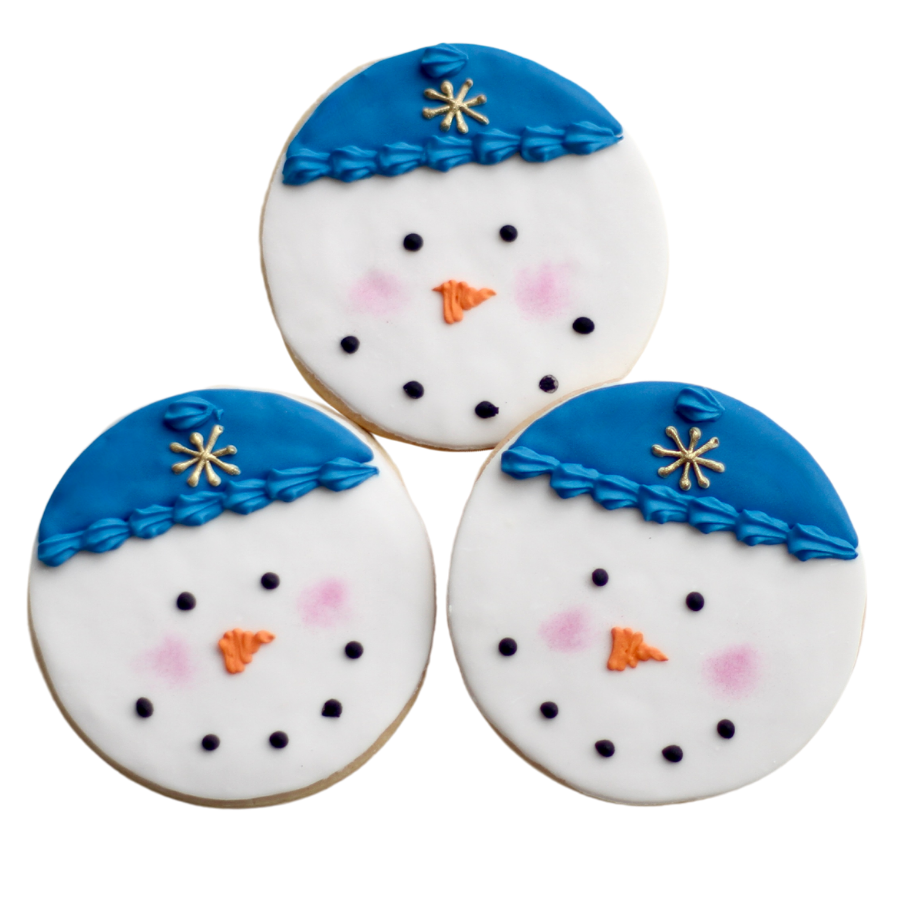Snowman Head Cookies