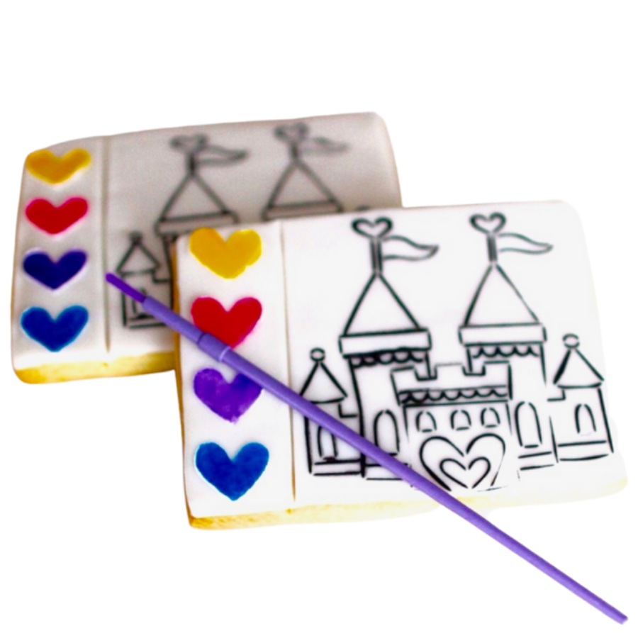 Girl Paint Your Own Cookies