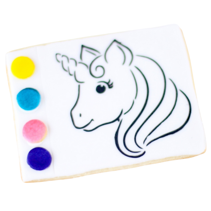 Girl Paint Your Own Cookies