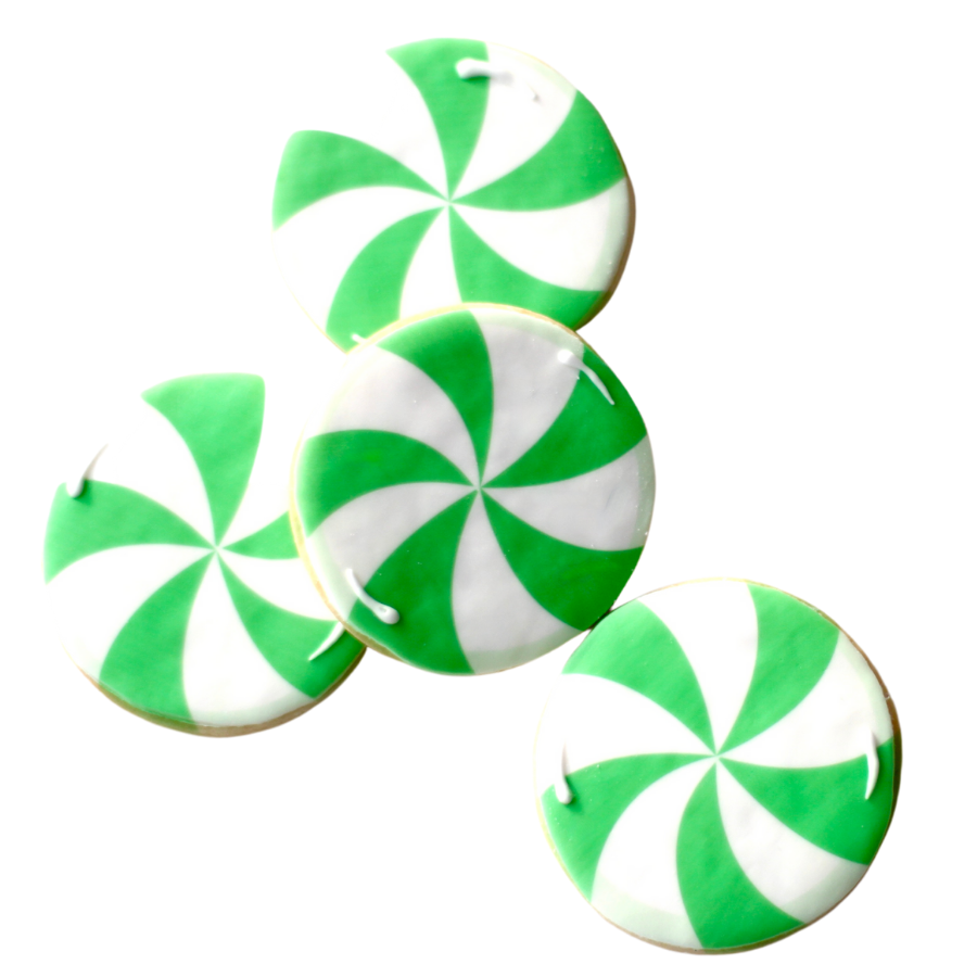 Peppermint Swirl Cookies