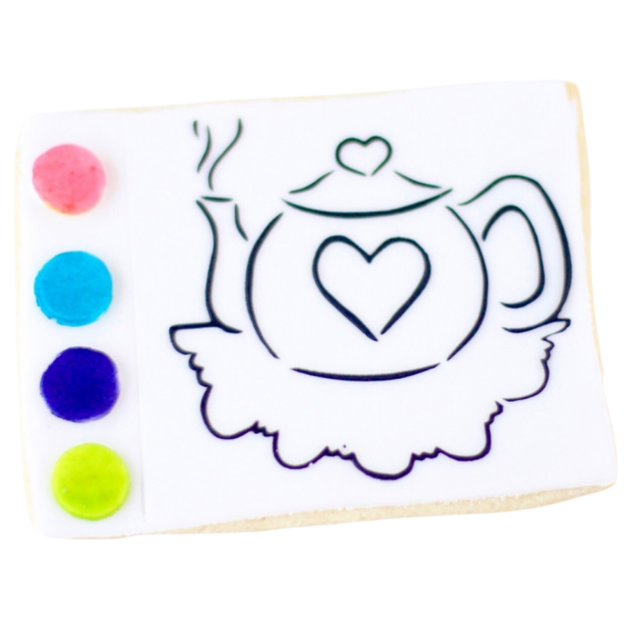 Girl Paint Your Own Cookies