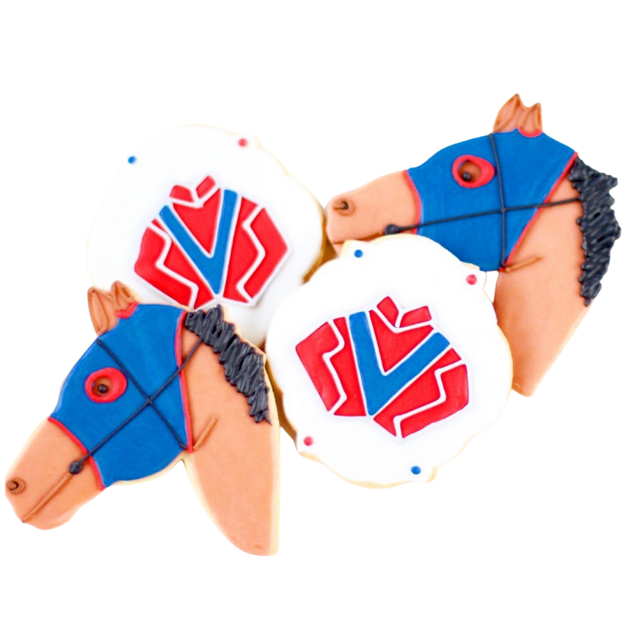 A Jockey’s Racehorse Cookie Set