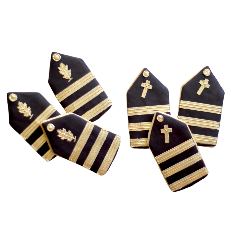 Navy Officer Boards Cookies
