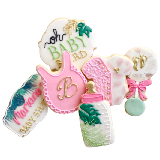 Personalized Safari Baby Shower Cookie Set