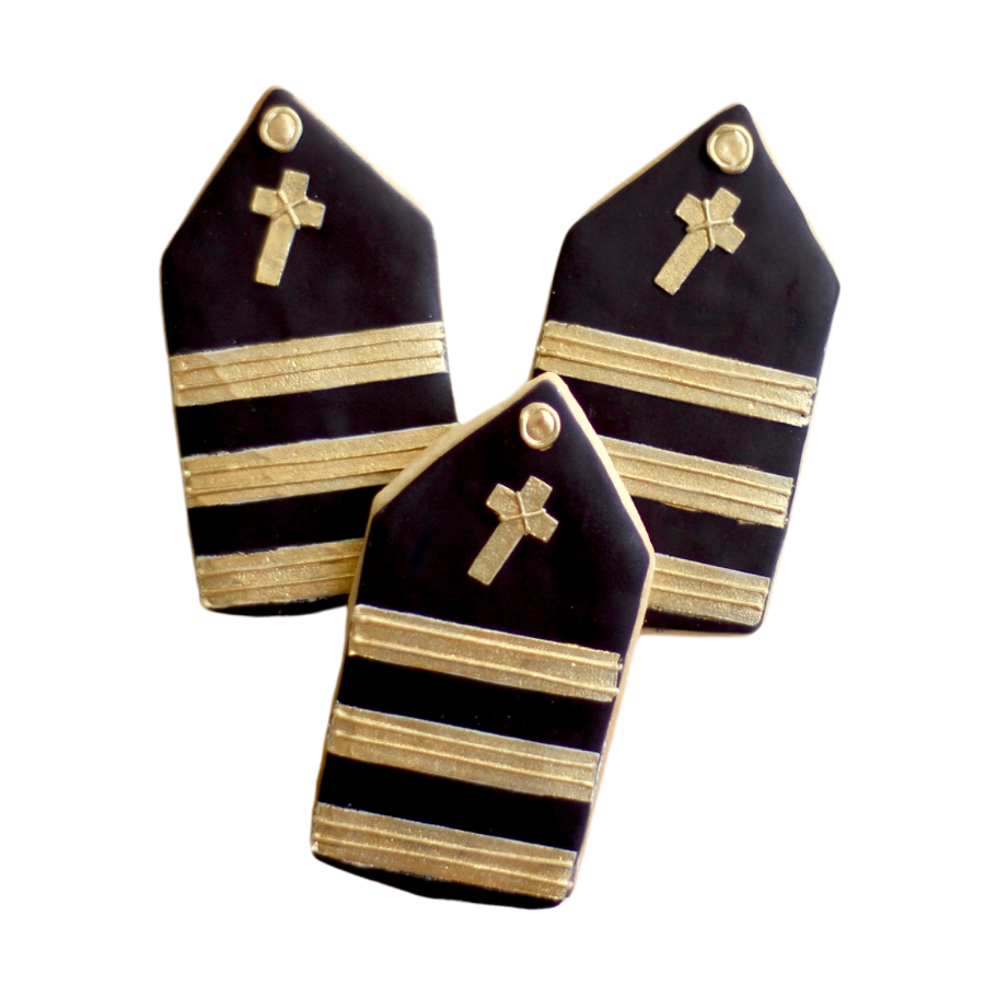 Navy Officer Boards Cookies