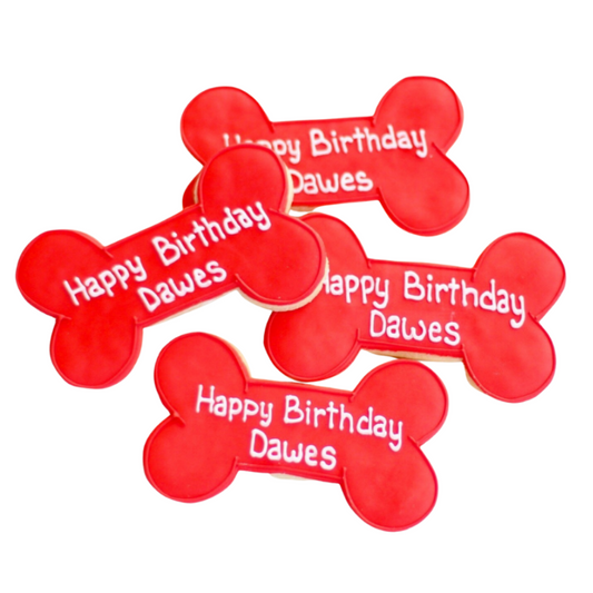 Personalized Dog Bone Cookies