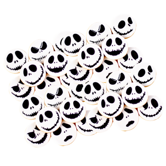 Mini Skellington Face Cookies (Jack)