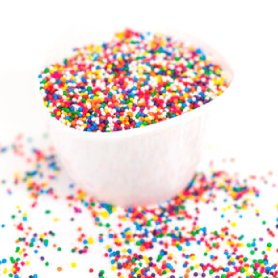 Red Nonpareils Sprinkles for Dessert, Cake and Cupcake Confetti Toppers!